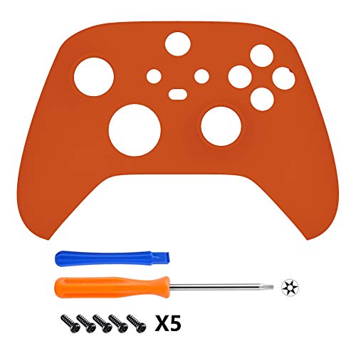 екстремно Портокалова Замена Странични Шини + Задна Школка + Предна Плоча За Xbox Серија X/S Контролер