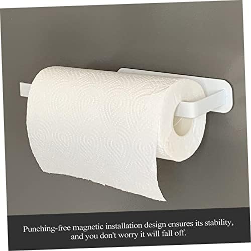 Doitool 3 парчиња магнетна решетка за складирање wallидна пешкир држач за хартија за хартија wallид куки пешкир кука тоалета тоалетна