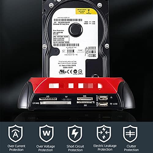 DLOETT сите Во 1 Hdd Докинг СТАНИЦА ESATA НА USB 2.0/3.0 Адаптер 2.5/3.5 Хард Диск Докинг Станица Тешко Куќиште