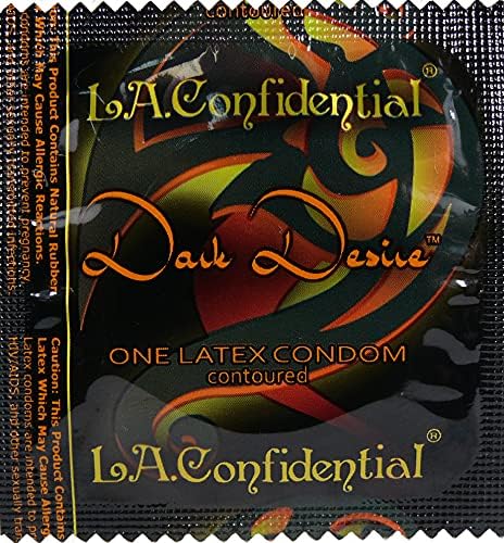 L.a.confidential темна желба контурен кондом на латекс