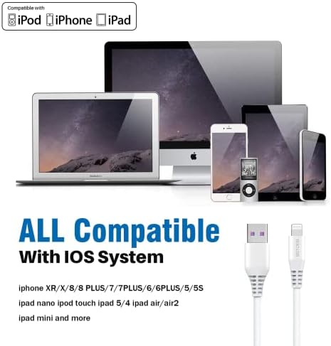 Краток кабел за полнач за полнење на iPhone USB полнач за Apple Lightning iPhone 14/13/12/11/XS MAX/XR/X/8/7/6/6S PLUS/SE/5C/5S/5 IPAD
