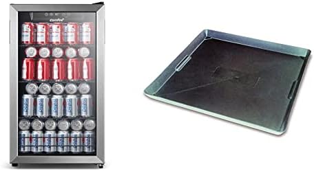 Comfee 'CRV127S3AST Пијалок за пијалоци, 127 лименки фрижидер за пијалоци, дигитални термостатски контроли и Wirthco 40092 инка за капење