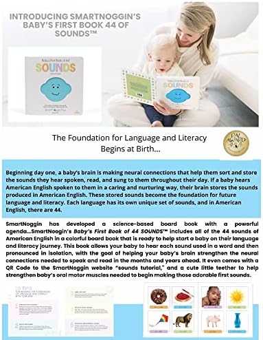 Пакет за разгледување на бебиња SmartNoggin Baby: Nogginrings на SmartNoggin и првата книга на бебето на SmartNoggin на 44