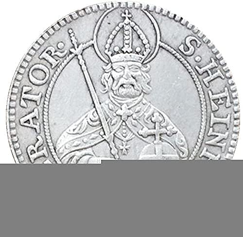 1766 германска Монета Бакар Позлатена Сребрена Карпа Монета Занаетчиска колекцијакомеморативна Монета