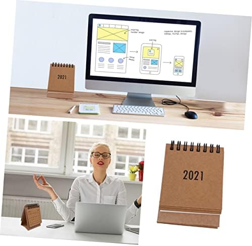 Тофику 2021 стоичка биро за топер мини стојни календари за маса за биро за канцеларија Моранди цртана хартија