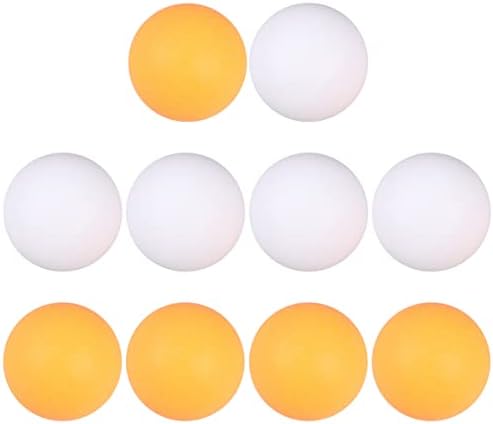 Clispeed Tennis Pong Pong топки 10 парчиња за една забава за една маса во спортски костум пластични понг дома затворено жолти топки Училишна обука декорација на отворено занае?