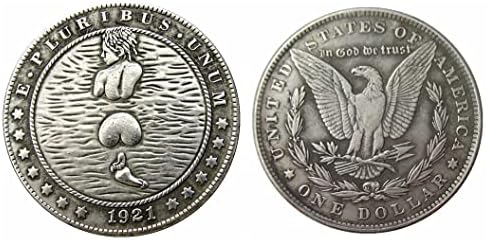Американски Сребрен Долар Монета Убава Девојка Секси Паричка 5 Факултативна Странска Копија Комеморативни Монети 49 - 53