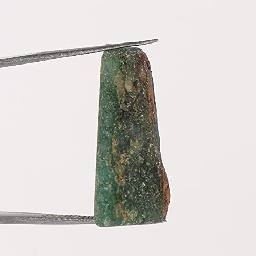 Природна груба зелена жад 44,35 КТ заздравувачки кристал лабав скапоцен камен за кабинирање