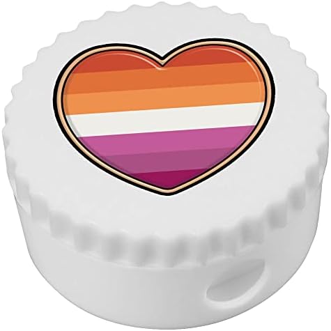 Компактен острилка на моливчето на лезбејското знаме на гордоста