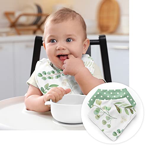 Слатка Jојо дизајнира цветни листови момче девојче новородено најважни сили за бебиња поставени подароци - зелена и бела бохо боемска