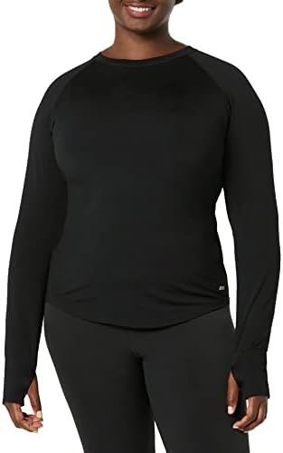 Essentialsенска активна лесна маица со долги ракави