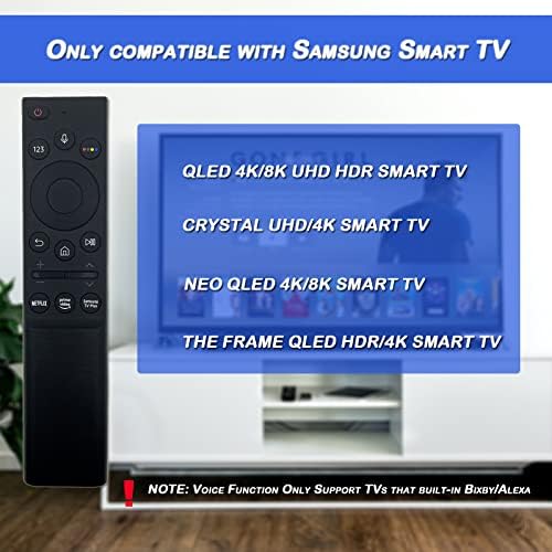 Замена на далечинскиот управувач со гласовен далечински управувач BN59-01363A за Samsung Smart TV со гласовна функција и копчиња