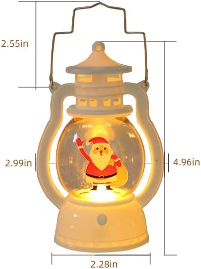Ердон ги предводеше Божиќните ноќни светла Божиќна рачна ламба со батерии, 1 парчиња Божиќни декоративни рачни ламби предводена ноќна светлина