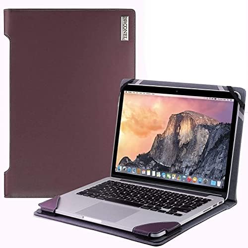 Брунел-Профил Серија - Виолетова Кожа Лаптоп Случај Компатибилен Со Dell Chromebook 3110 11.6 Лаптоп