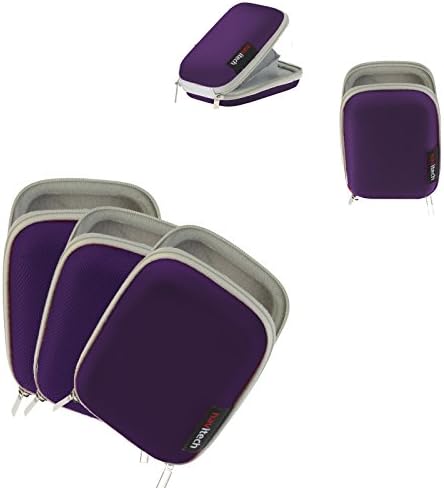 Case Thard Purple Hard Purple Earphone Case компатибилен со 1 повеќе двоен возач LTNG ANC во слушалките за уво