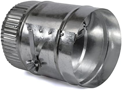 4 -во HVAC канален прирачник за волумен со ракав - галванизиран лим метал во обем, амортизер на проток на воздухот, гранка, систем