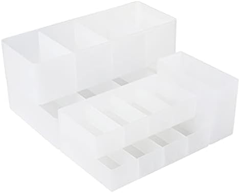 EYЛКМ Прилагодлив Стил На Фиока Кутија За Складирање На Шминка Пластични Работи Козметички Контејнери Разделувач На Работни