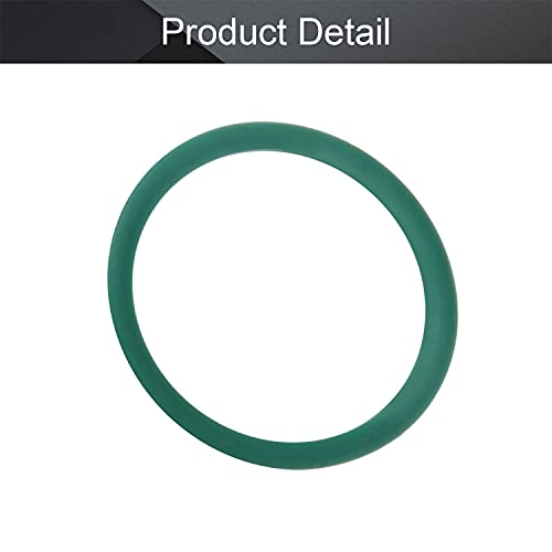 Othmro 1pcs зелена о-прстени флуор гума, 21мм ОД, внатрешен дијаметар од 17 мм, ширина од 2мм, заптивка за заптивка со тркалезна заптивка