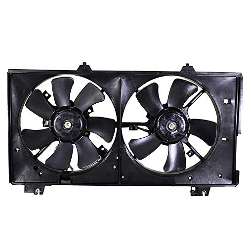 Rareelectrical New Cooling Fan Compatible with Mazda 6 S Ds Se ES Lx Dx 3.0L 2003-2004 by Part Numbers AJ57-15-025N AJ5715025N AJ57-15-150A