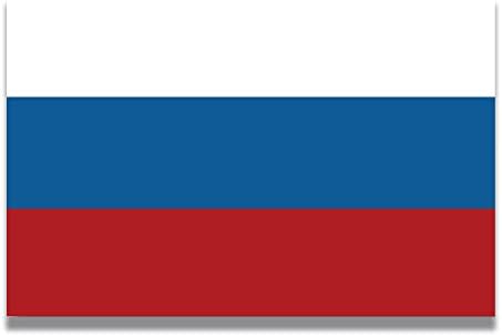Магнет ме до Русија Руско знаме со автомобил со магнет, 4x6 инчи, тешка автомобилска магнет за автомобил, SUV на камиони
