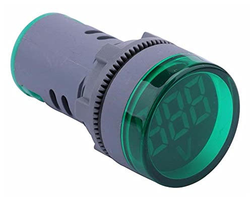 Fehauk LED дисплеј Дигитален мини волтметар AC 80-500V мерач на напон мерач на мерач на тестер на волт-монитор Светлосен панел
