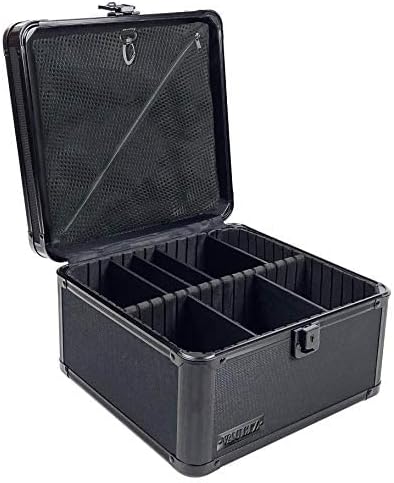 Ваулц Преносни Безбедно Кутија - 10 х 10 х 6.5 Инчен Голема Кутија За Складирање Со Заклучување, Мрежа Џеб &засилувач; Прилагодливи