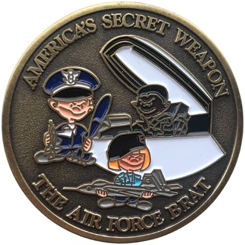 Американските Воздухопловни Сили БРАТОТ УСАФ Беше Таму Направено Дека Розова Предизвик Монета