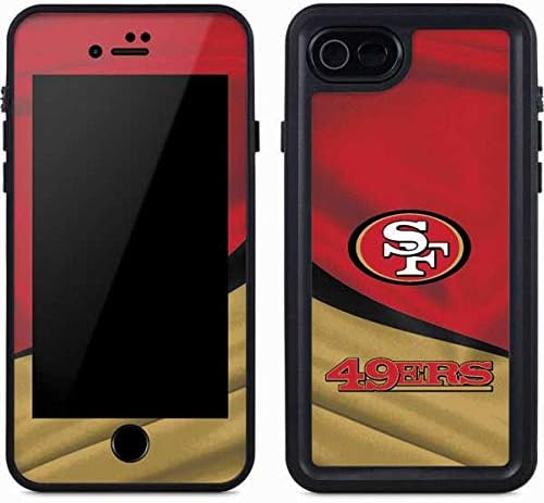 Скинит Водоотпорен Телефон Случај Компатибилен со iPhone 7 - Официјално Лиценциран Нфл Сан Франциско 49ерс Дизајн