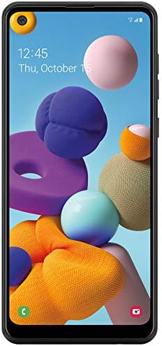 Samsung Едноставен Мобилен Galaxy A21 4G LTE Припејд Паметен Телефон-Црна - 32gb-Sim Картичка Вклучени-GSM