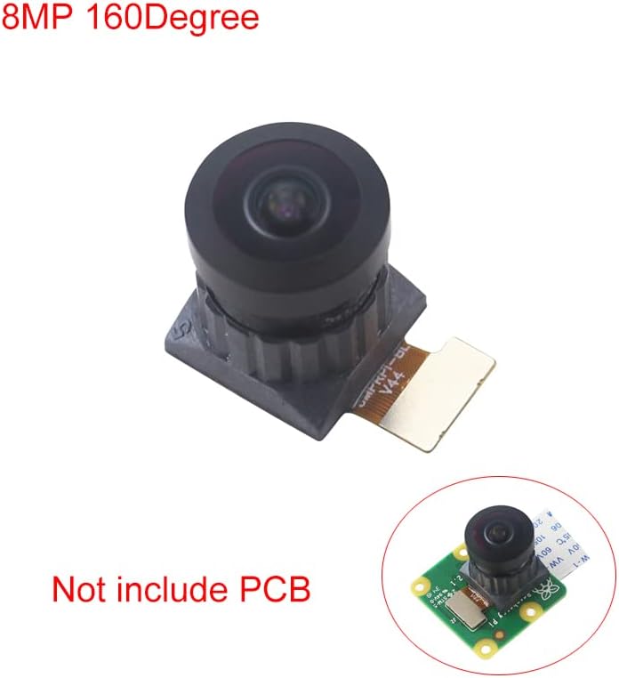 [OEM додатоци] HD 8MP PI Camera Module IMX219 Сензор 160 степени FOV за Raspberry PI 4B/3B+/3 Официјална V2 камера 3280x2464 Резолуција