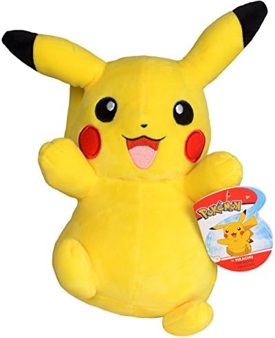 Покемон 8-Инчен Eevee &засилувач; Pikachu Кадифен 2-Пакет-Официјално Лиценциран-8 Квалитет &засилувач; Меки Полнети Животински