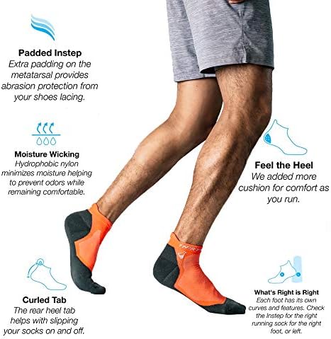 Триесет48 Ултралесни Атлетски Чорапи За Трчање За Мажи и Жени Со Беспрекорен Прст, Фитил Од Влага, Подлога За Перничиња