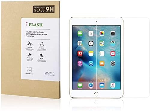 Iflash iPad Air, iPad 2018/2017 Заштитник на стаклото екран, [3 пакет] Crystal Clear Tempered Exclate Prayer заштитник за Apple iPad Air 1/2