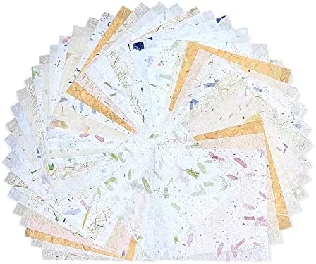 50 листови 6 x 6 инчи квадратни оригами хартиени уметност преклопување занает, хартија за декорација, квадратна преклопна хартија DIY занаети