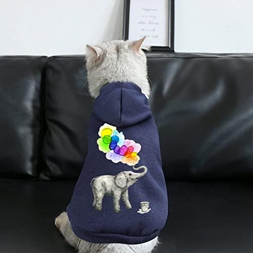 Меур од слон сон мода за домашни миленици меки топло кучиња облека издржлив џемпер за миленичиња со капа