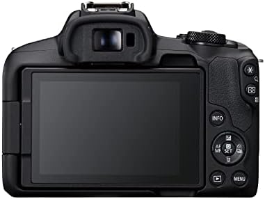 Canon Eos R50 Mirrorless Blogging Камера, RF Mount, 24.2 MP, 4k Видео, DIGIC X Процесор За Слика, Откривање На Предмет &засилувач; Следење, Компактен,