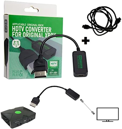 Xbox Classic OG HDMI 1080i HD Адаптер За Аудио Видео Конвертор, XBOX НА HDMI, вклучувајќи HDMI кабел