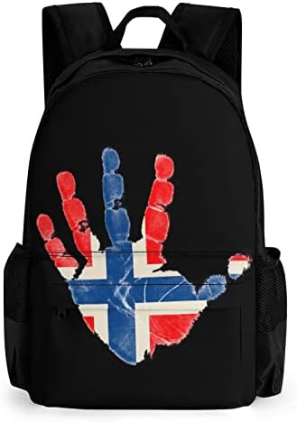 Норвешка Знаме Палма Патување Ранецagетски Колеџ Книжарница Класичен Дневни Пакети Рамо Работа Торба За Мажи Училишни Жени