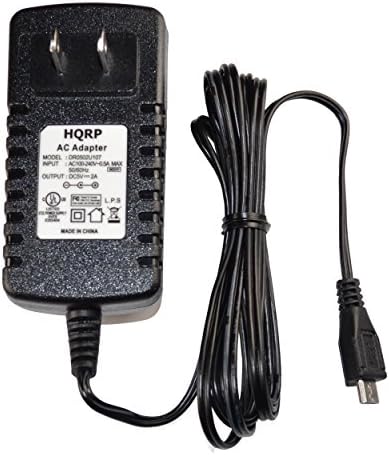 Adapter на HQRP AC компатибилен со преносен Bluetooth звучник Bluetooth S311 Полнач за напојување на полнач + адаптер за приклучок за евра HQRP