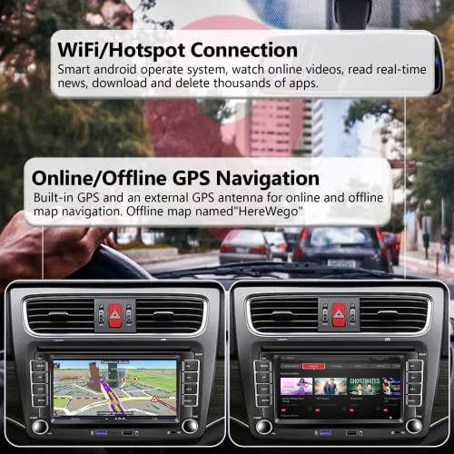 Автомобил Стерео Со Безжичен Carplay Android Auto 7 Инчен Екран На Допир Bluetooth Автомобил Радио ЗА VW Jetta Голф Tiguan Passat