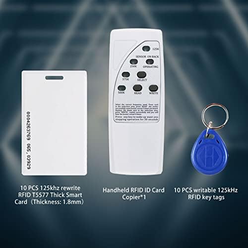 Копиер за лична карта RFID лична карта, 125kHz EM4305 RFID Weemition Id Card/писател/дупликатор, 10pcs Writable 125kHz RFID клуч FOB+10PCS