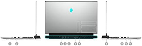 Dell Alienware m15 R3 Игри Лаптоп | 15.6 FHD | Core i7-512GB SSD + 512GB SSD-32GB RAM МЕМОРИЈА - 2080 Супер / 6 Јадра @ 5 GHz