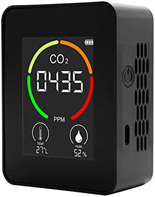 Монитор на Quul Air Monitor Carbon Dioxide Detector Greethouse Mareouse Air Air Cleate Temperion Monitor Monitor Moniting Брз мерење на мерење