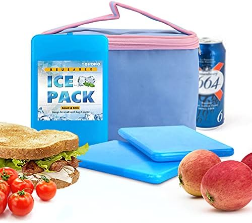 Топоко мраз пакувања за торби за ручек, поладен. Пакувања за замрзнување за кутија за ручек, ладилна торба. Тенок еднократно и долготрајно,