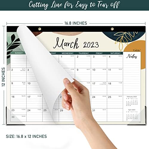 Календар за биро 2023-2024-јуни 2023 година-август 2024 година, 18-месечно биро/wallиден календар 2023-2024,16,8 x 12, густа хартија, календар
