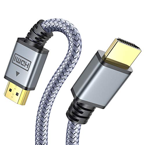 Кабел Ainope HDMI 10ft, голема брзина 18Gbps 4K HDMI 2.0 кабел, поддржува 4K HDR, 3D, 2160P, 1080P, Ethernet и Audio Return 30awg плетенка HDMI