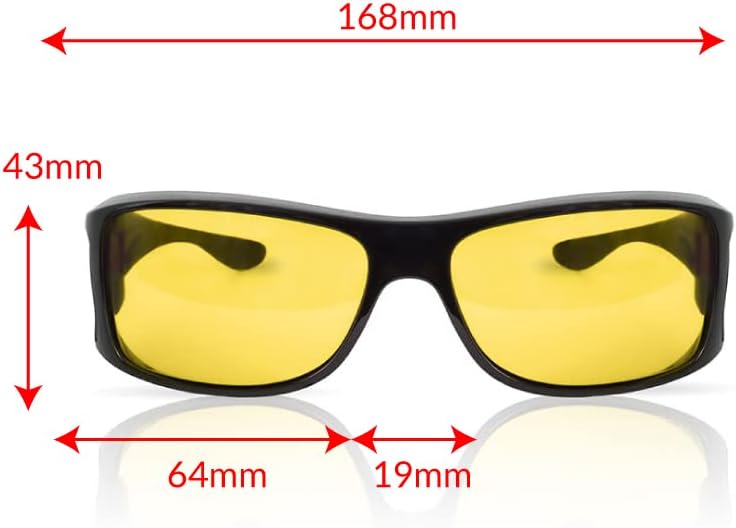 TrueDark Дневни Светла Килибар Fitover Сина Светлина Блокирање Очила За Намалување На Видот На Очите И Ув Отсјај-За Мажи &засилувач;