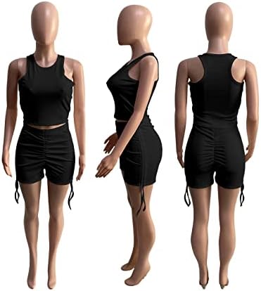 Облека за тренингот со ребрести плус со големина на женски обични есенски облеки со долги ракави култури Топ 2 парчиња сет за женски