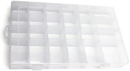 Кутија за складирање на компоненти yinpecly - PP електронски компоненти контејнери кутии за алатки чиста бела 345x215x40mm, 1 парчиња