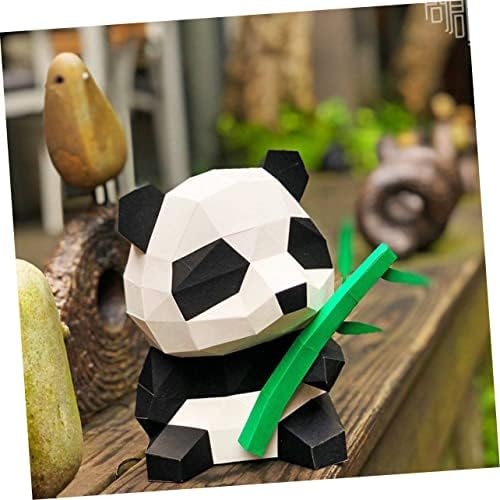 Toyvian животно 3D модел на хартија занаетчиски играчки Зимски декор за домашни белешки за украси за животни, животински хартија, модел
